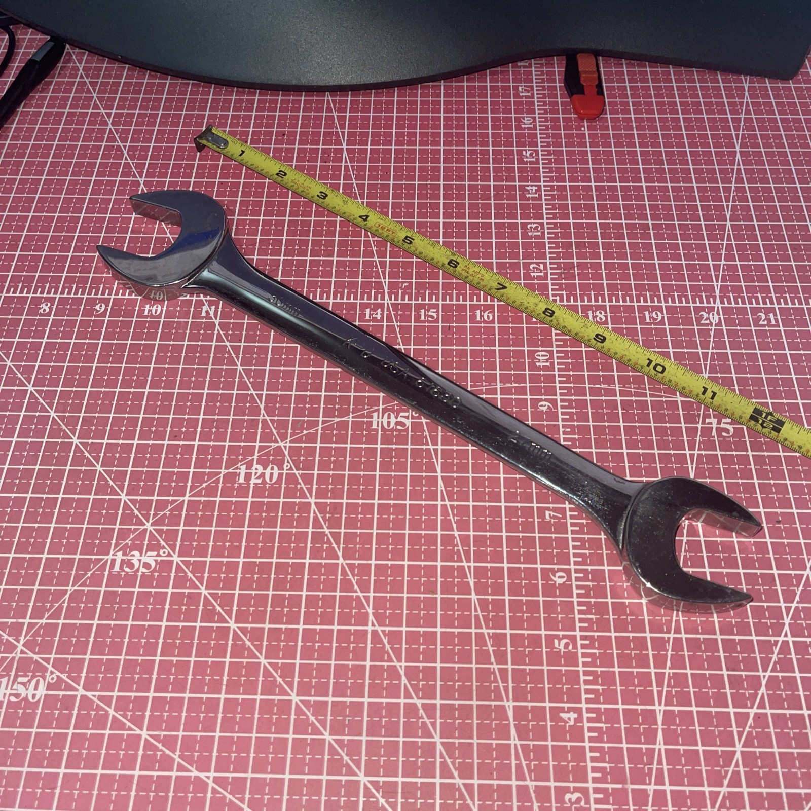 NOS K-D USA 61630 30 x 27 MM Metric Open End Wrench Vintage KD 30MM 27MM
