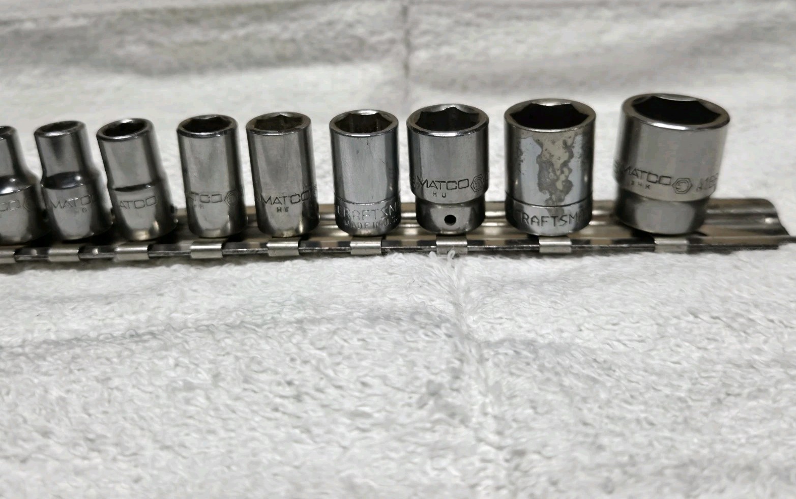 Matco Silver Eagle USA ¼» Drive Socket Set Gearwrench 84 Tooth Ratchet 81011F
