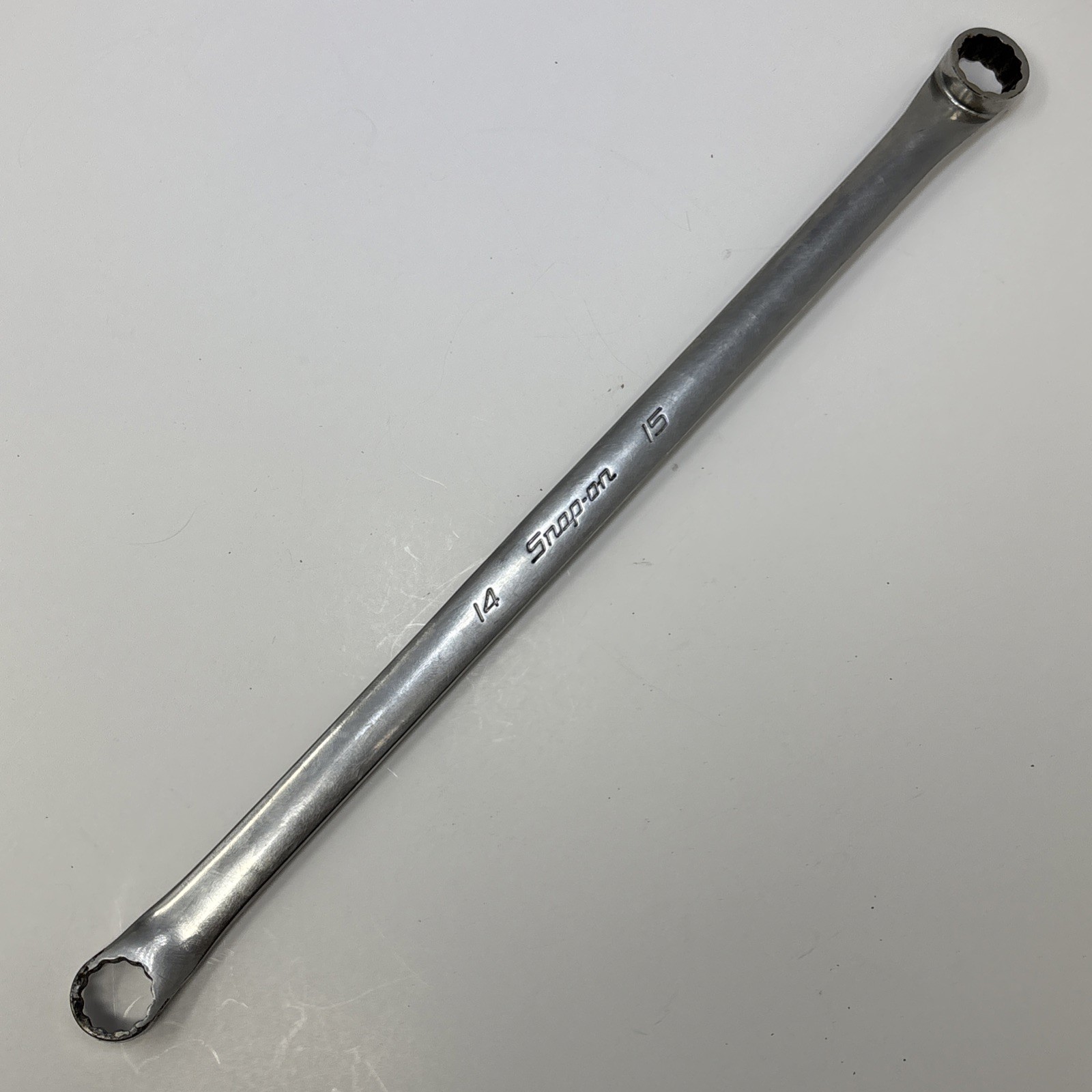 Snap-on XDHM1415 14mm x 15mm Metric 12 Pt. 15° Offset Double Box Wrench USA