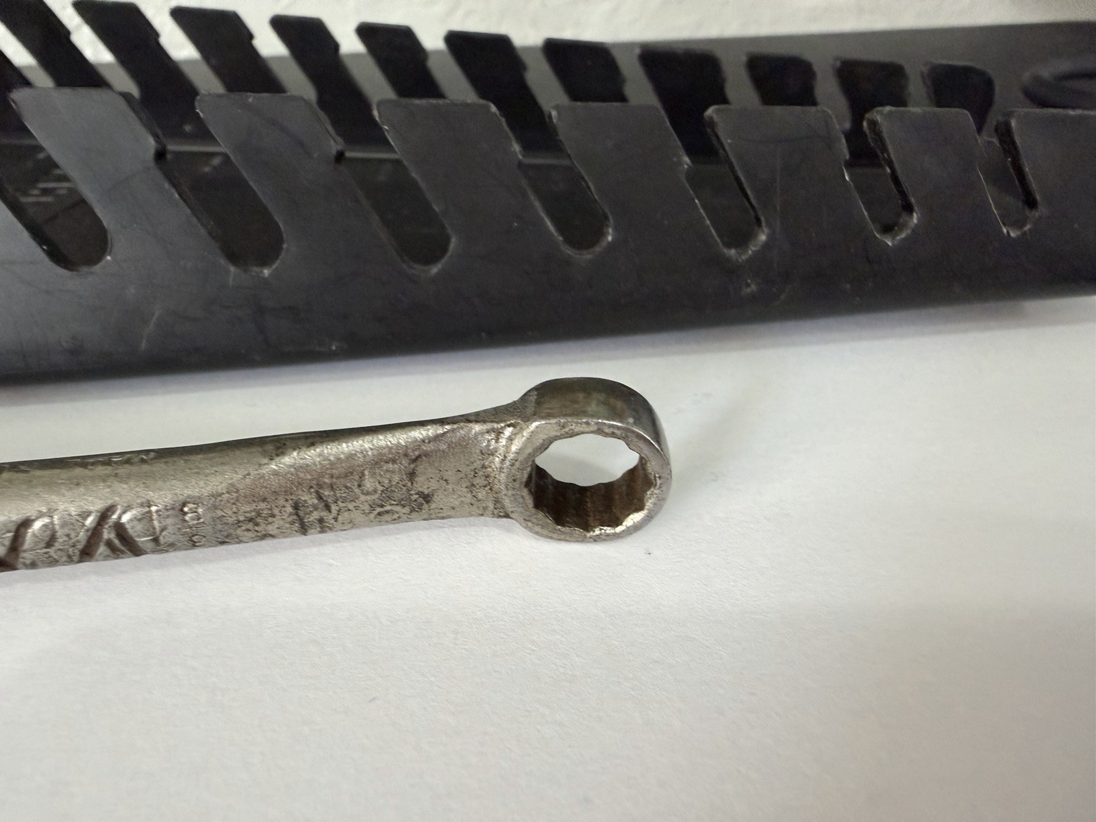Blue-Point XD-1214 3/8” x 7/16” double offset 12 point box end wrench, 4.5″ long
