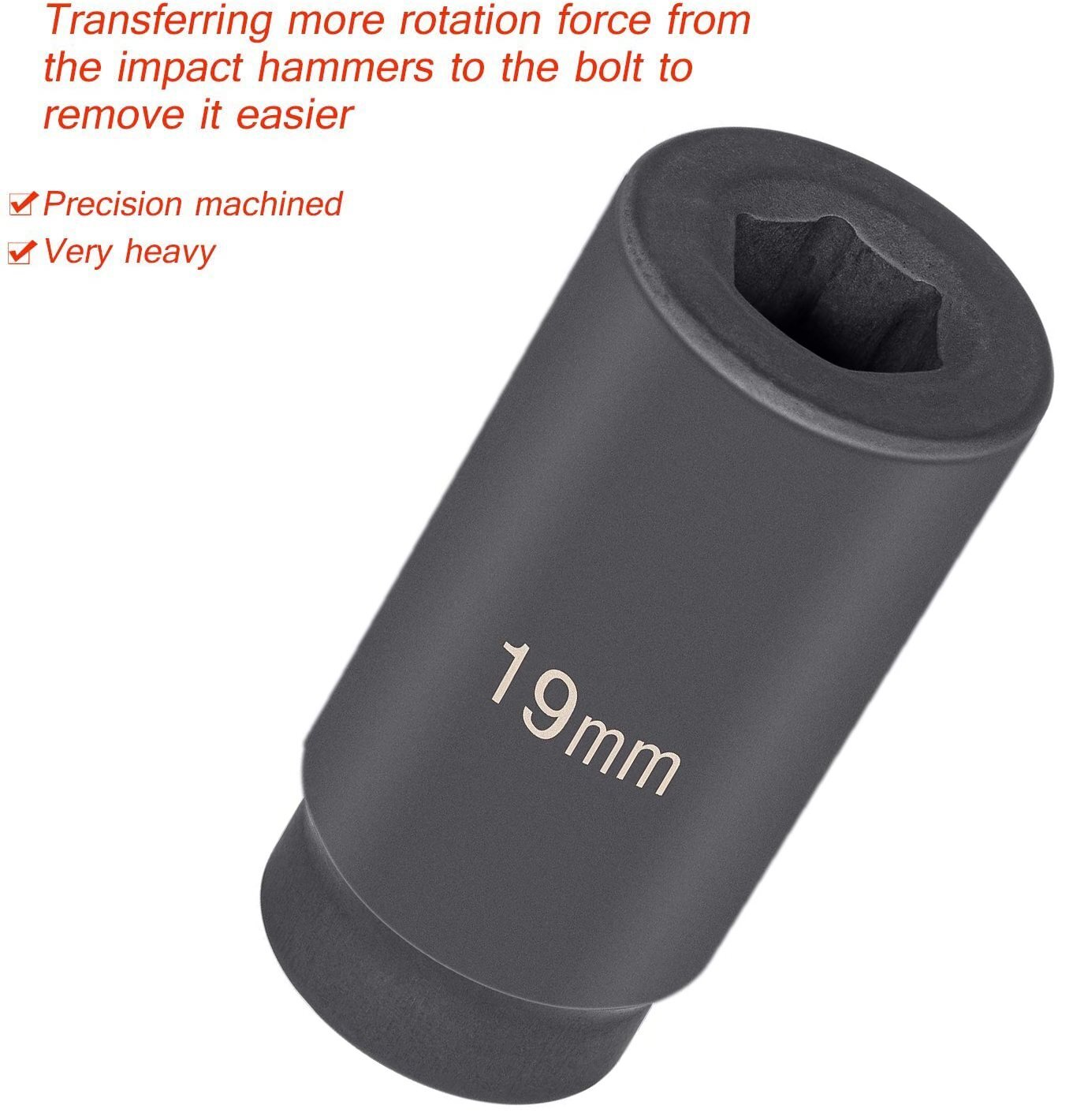77080 Harmonic Balancer Socket Tool 19mm Crank Bolt Socket for Honda Engines