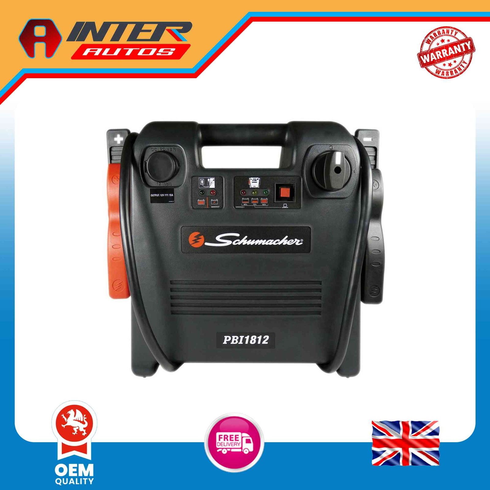 Schumacher® PBI1812 12V Booster, 700CA 13687