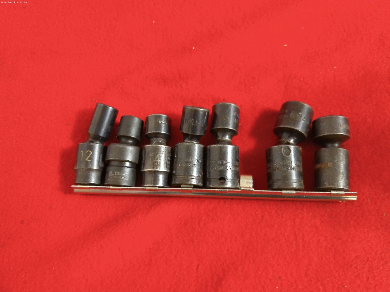 Grey Pneumatic 7 Piece 3/8″ Drive Universal Swivel Metric Impact Socket Set 6PT