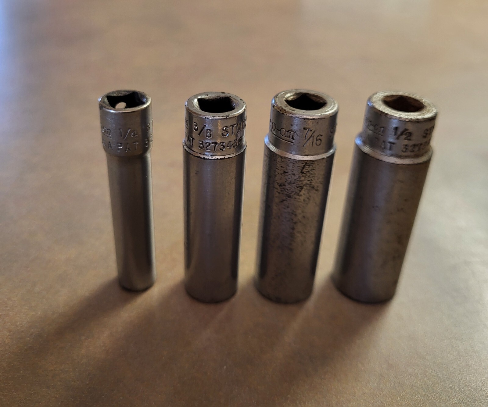 SNAP-ON TOOLS STM Series – 1/4″ Dr Deep Socket Lot 9mm 10mm 14mm 6 Point – USA