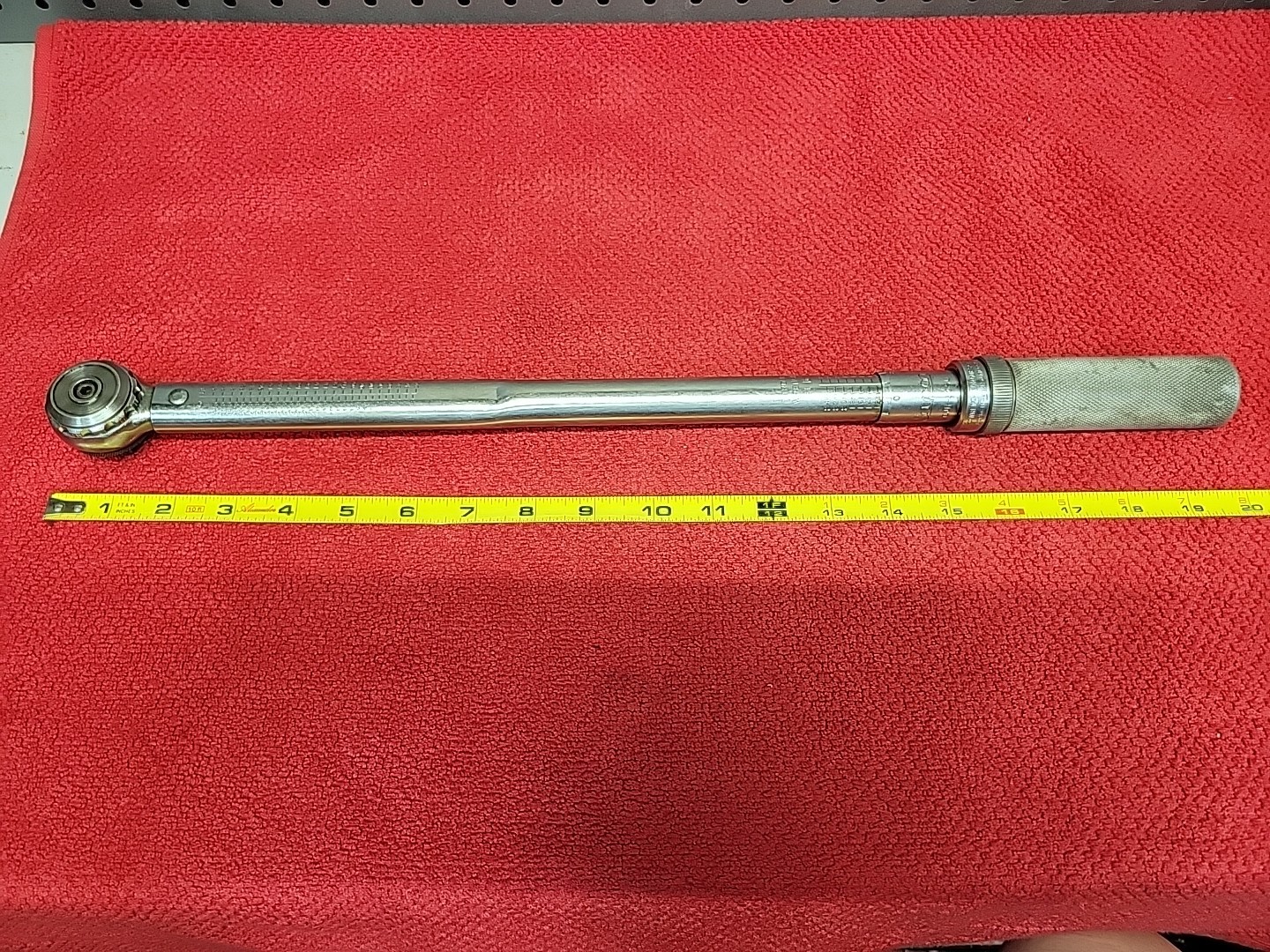 SNAP-ON TOOLS QJR3250 Click-Type 1/2″ Drive 30-250lb ft Torque Wrench USA 🇺🇸