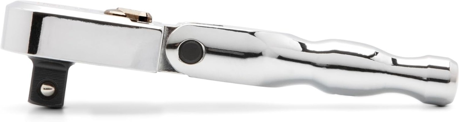 3/8″ Drive 120XP Full Polish Chrome Stubby Flex Head Teardrop Ratchet | 81212XP