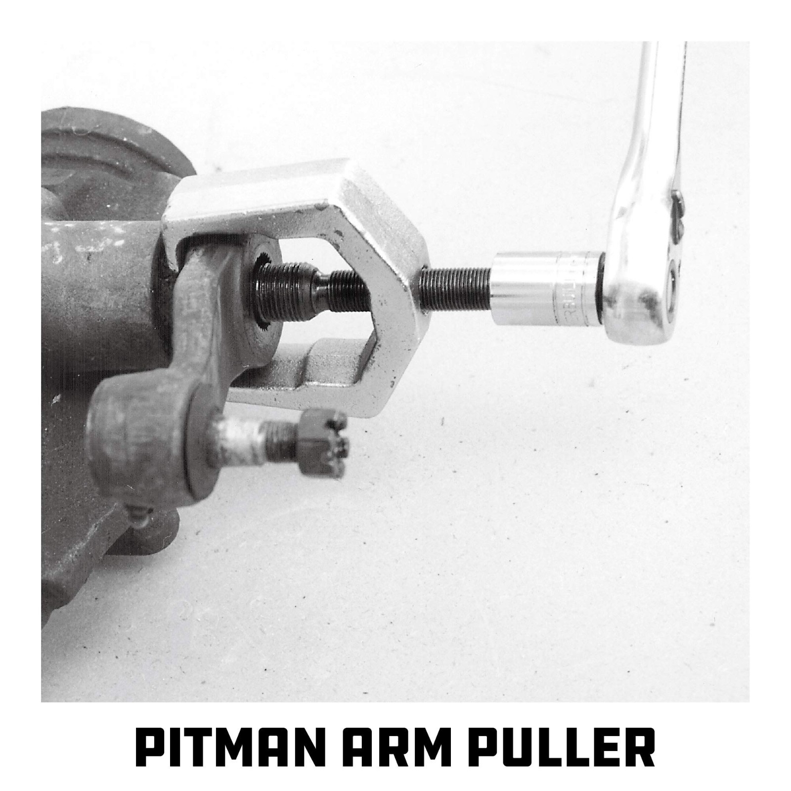 Heavy-Duty 1-3/8″ Pitman Arm Puller Tool – Drop Forged, Chrome Vanadium Steel, S
