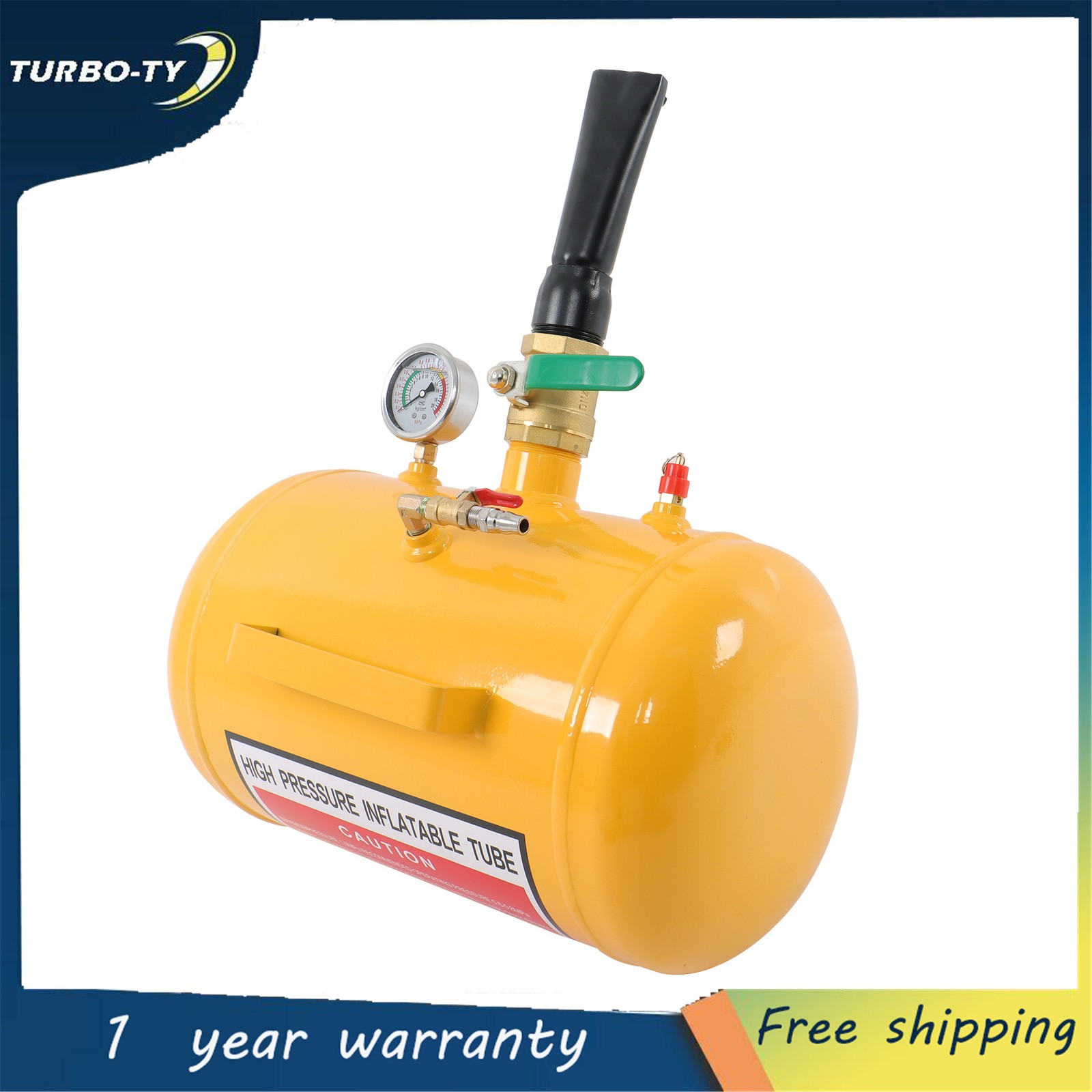 145 psi 5 Gallon Heavy Duty Air Tire Bead Seater Blaster Seating Tool