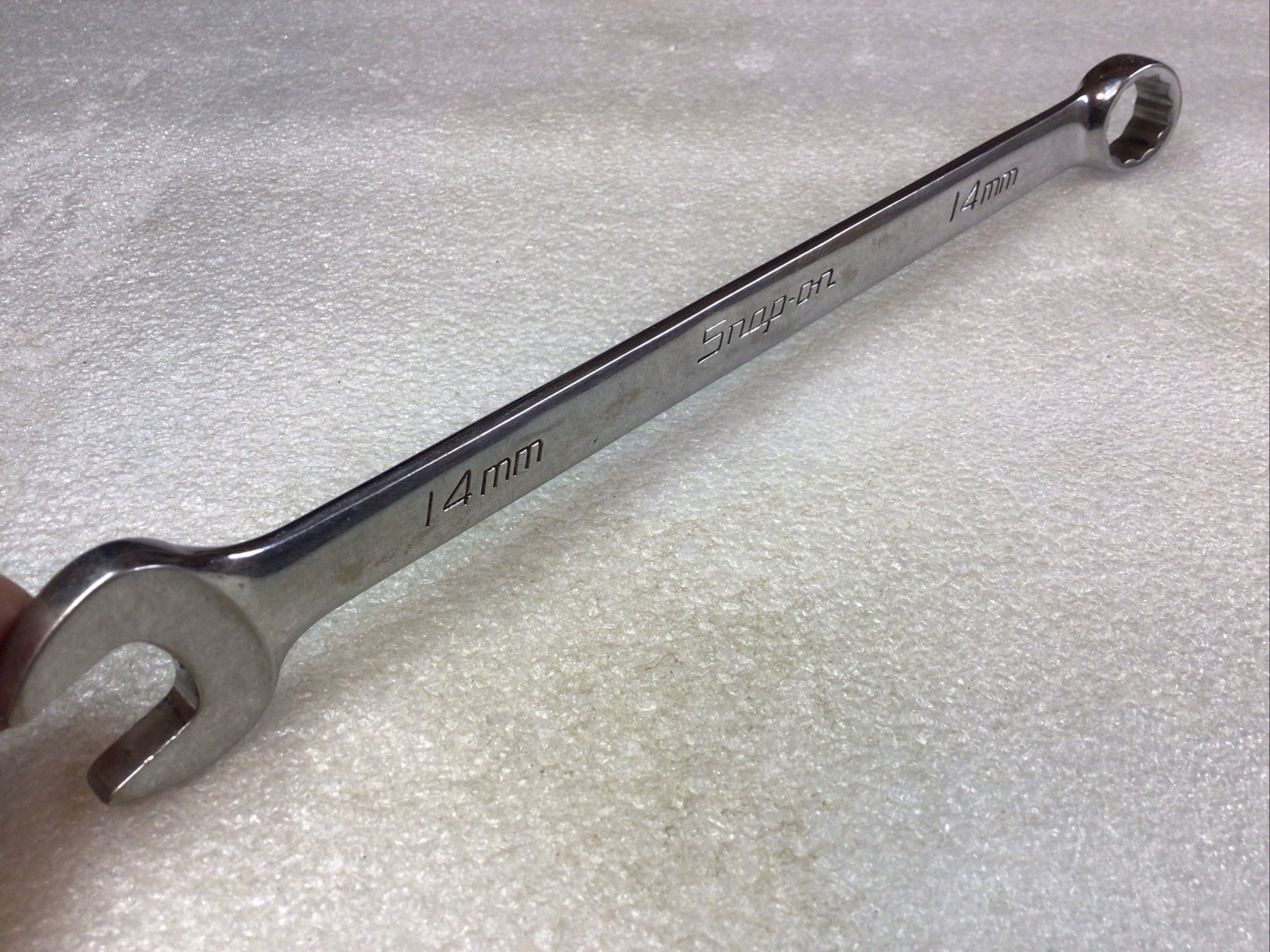 Snap On#OEXM140B – 14mm, Metric, Chrome, 12 Pt., Combination Wrench-USA-NICE-