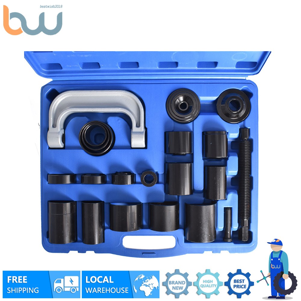 21PCS Ball Joint Press Kit Master Adapter Set for Removal & Install on 2/4WD Car