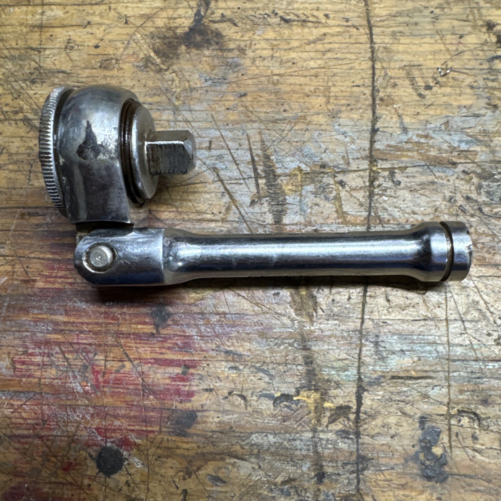 Vintage Craftsman 3/8″ Drive Ratchet Stubby Flex Head Compact Tight Space Short