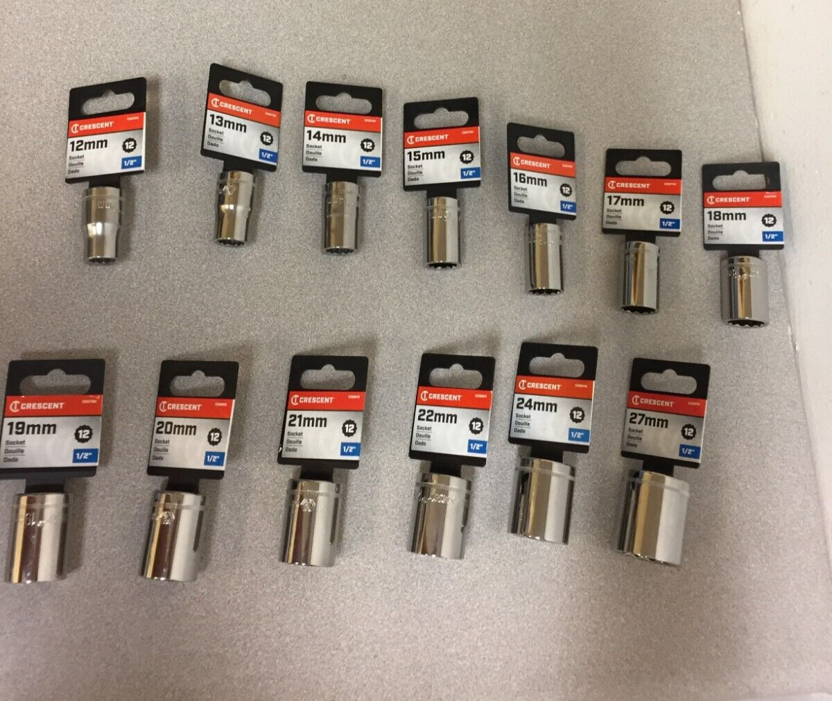 Crescent 13 pc 1/2″ drive socket bundle