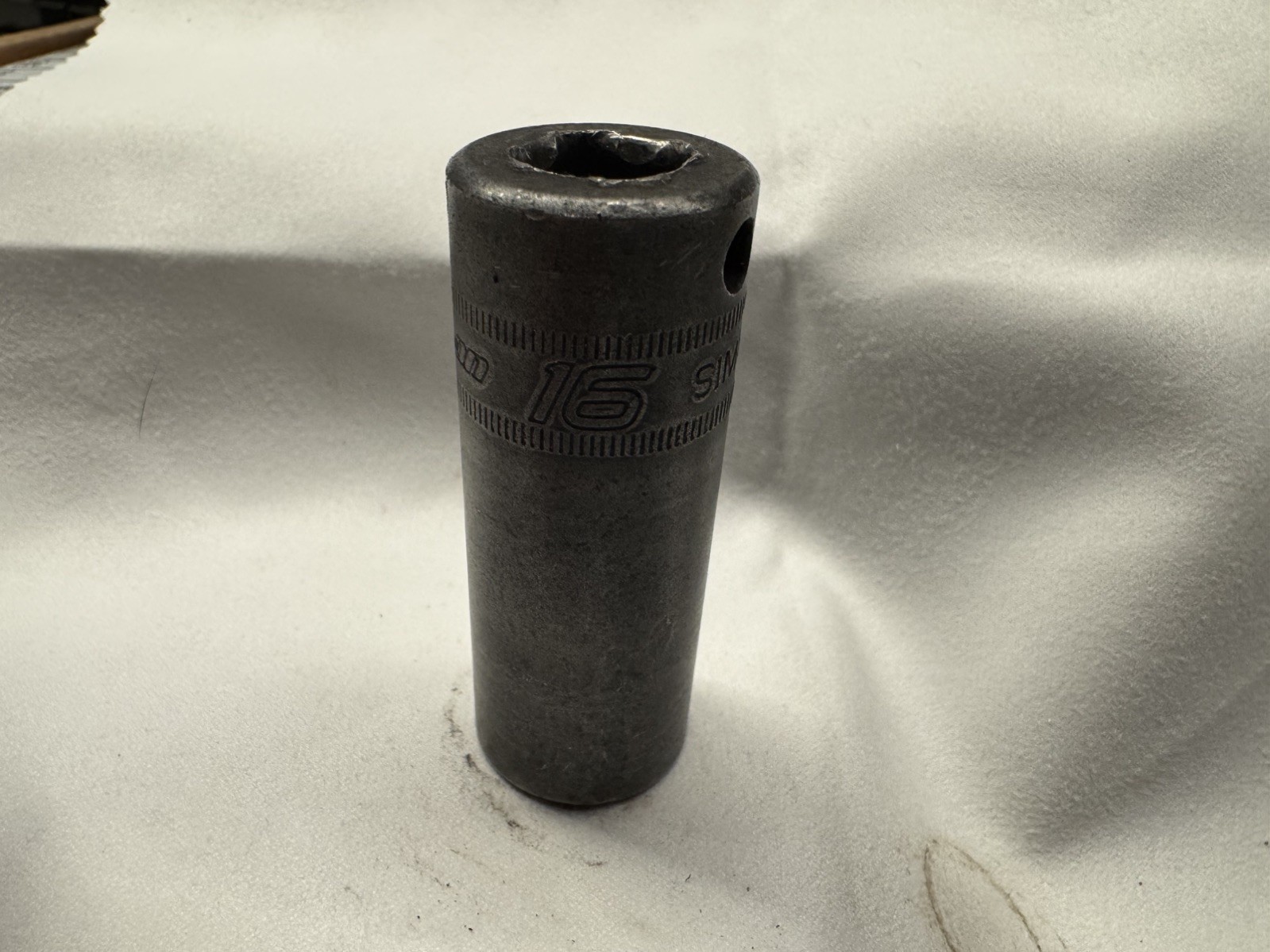 SIMFM16 Snap-on 3/8″ Drive 16mm Metric Deep 6-Pt Impact Socket USA
