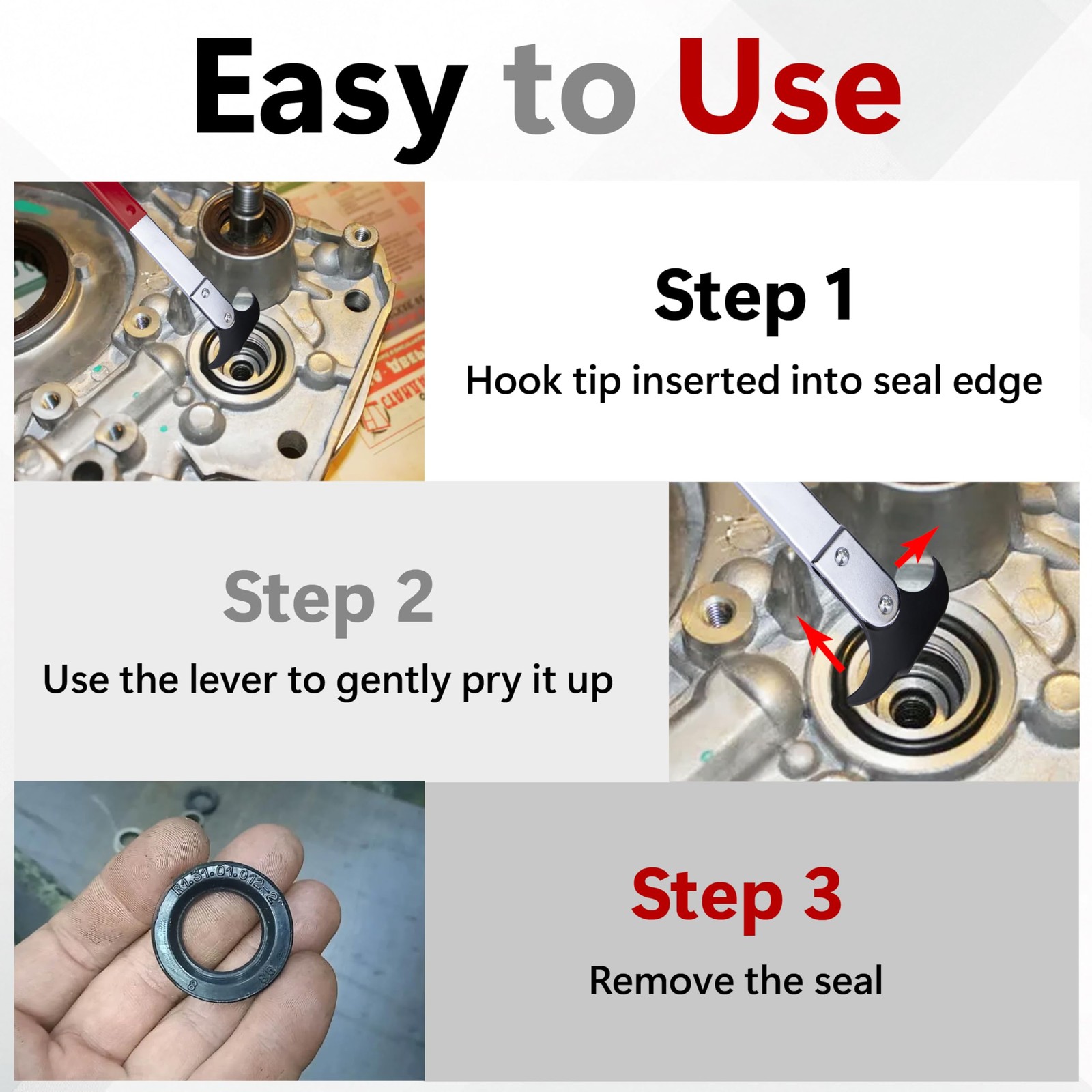 Oil Seal Puller Tool Removal Installer Kit Wheel Bearing Seal Repair Tool