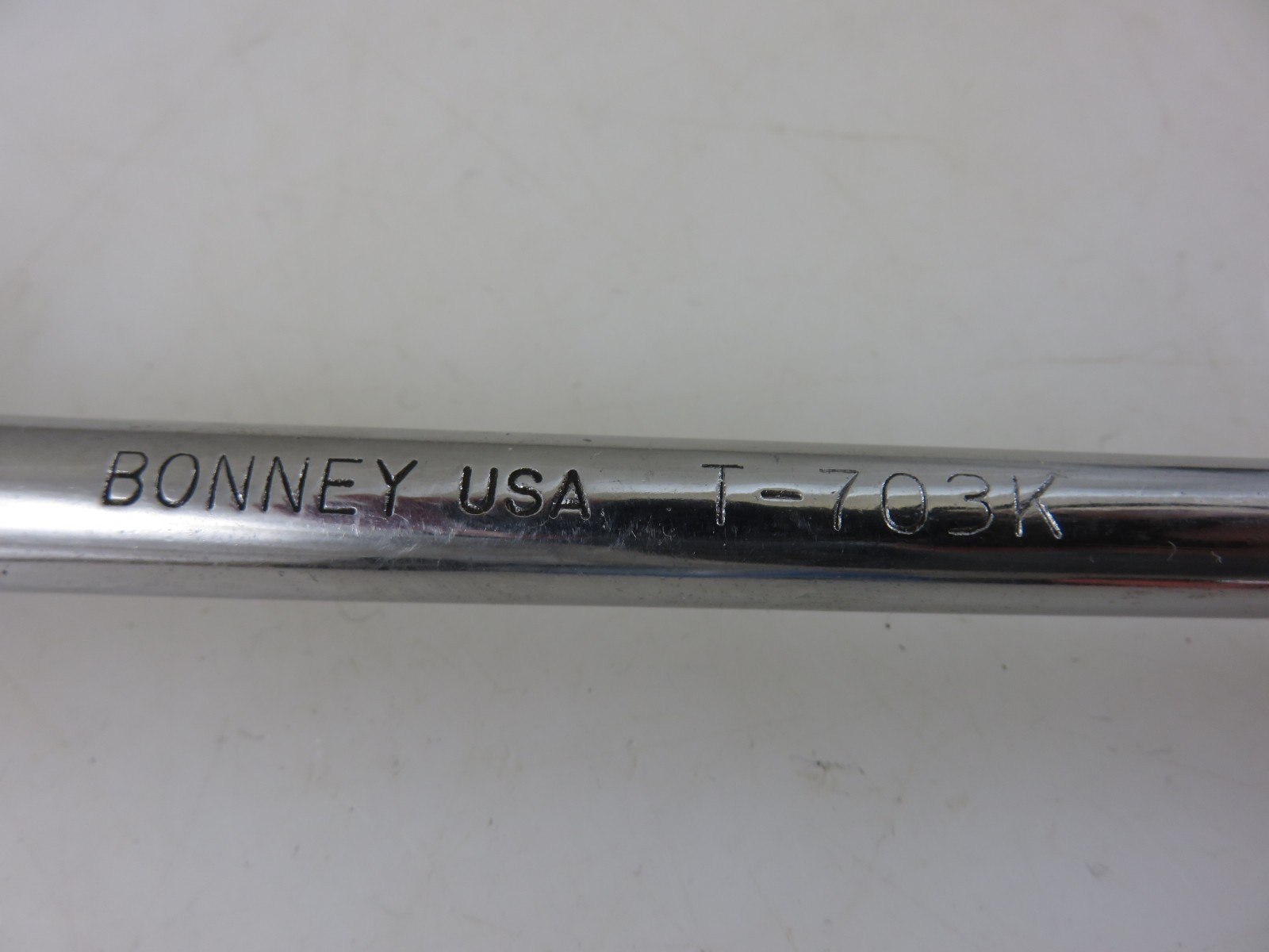 Bonney T-703K Flex Head 3/8″ Dr. Ratchet 11″ Long Vintage Made In USA