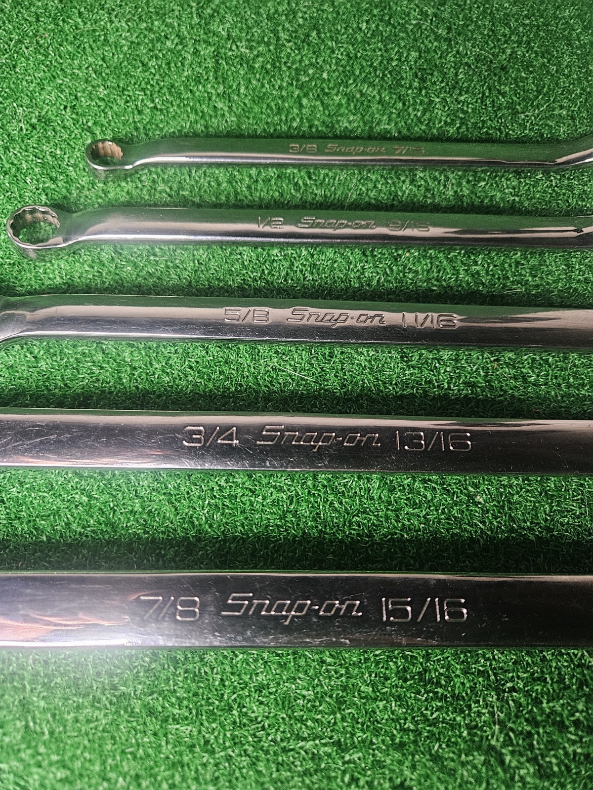 SNAP ON 5pc BOX END 12PT WRNCH SET From 3/8”to 15/16”