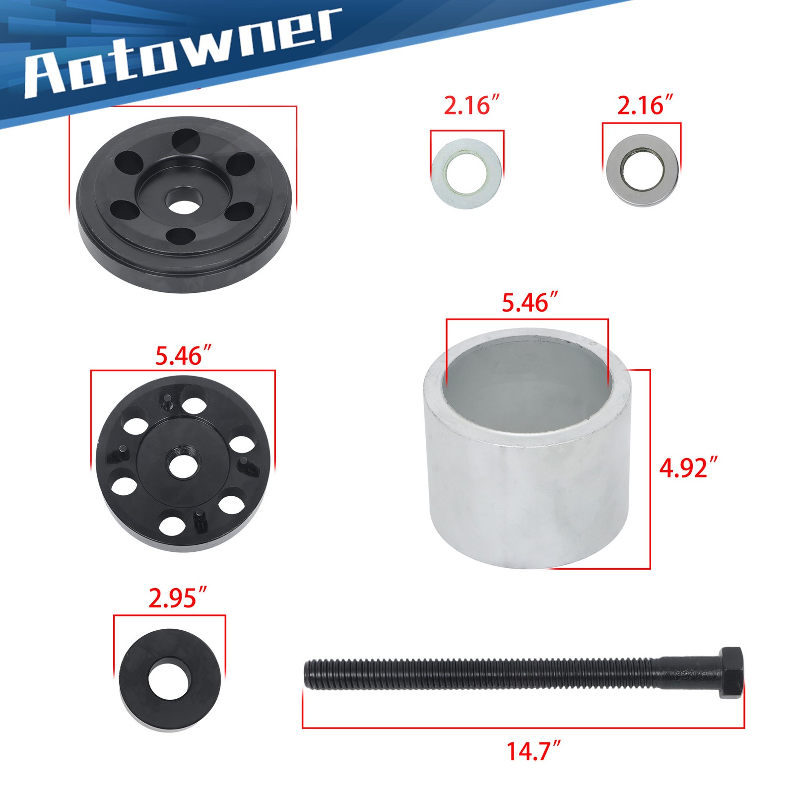 S-24736 Bushing Installation Tool For Narrow Bushing NEW Complete Kit