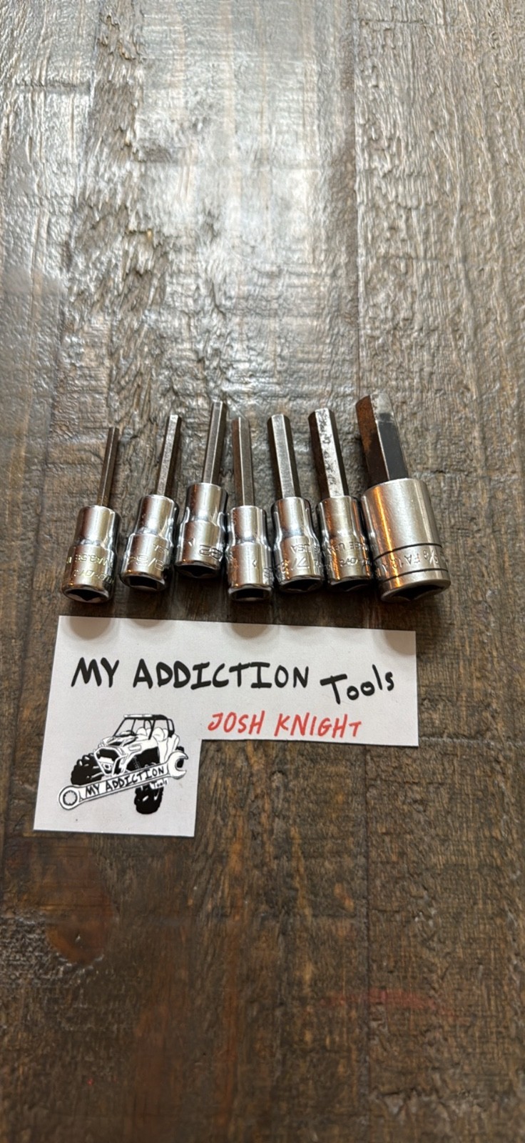 Snap on 7 piece Allen set SAE all work just as they should