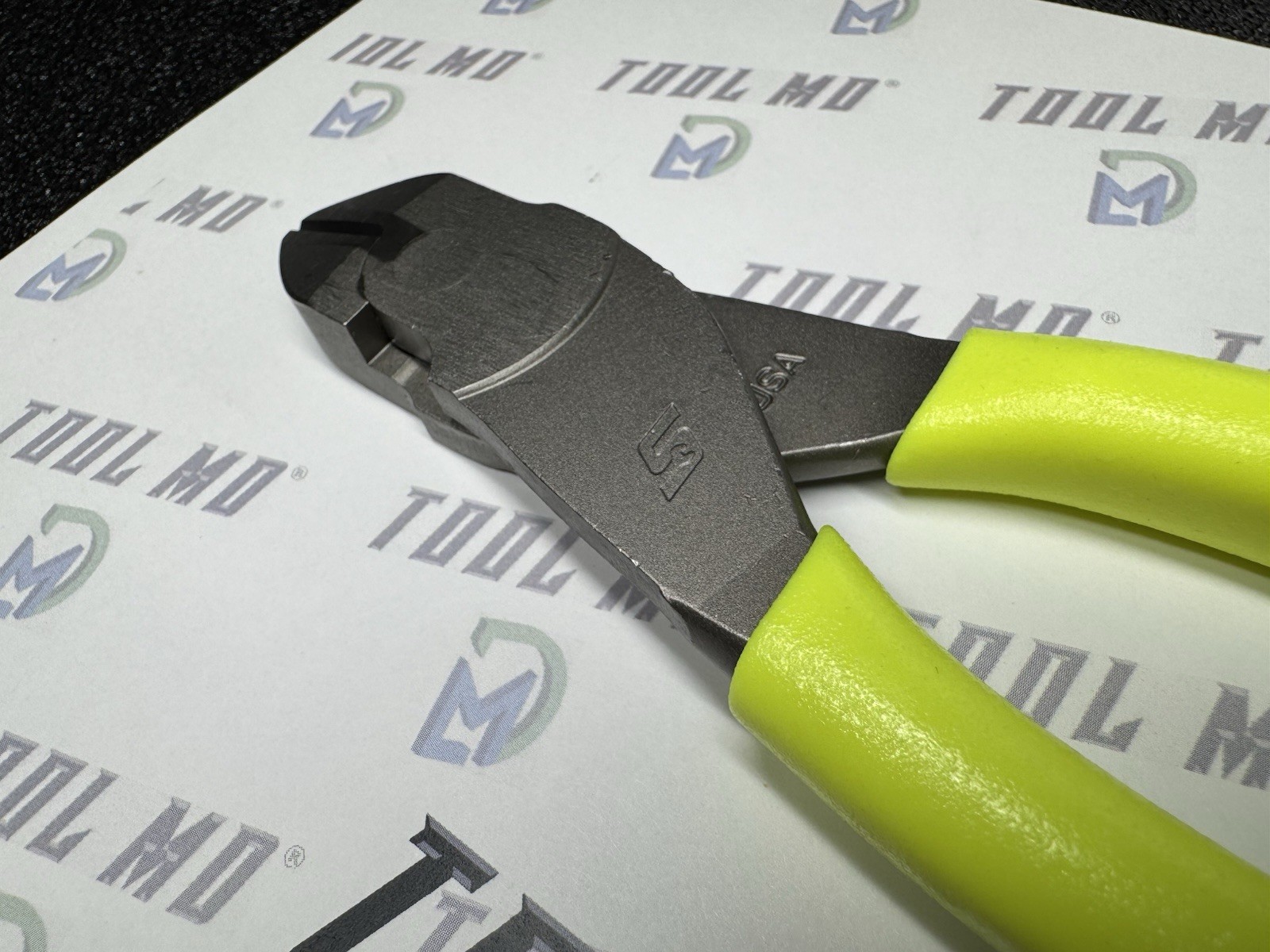 Snap-on Tools USA NEW HI VIS YELLOW Soft Grip 7″ Diagonal Cutter Pliers 87ACF