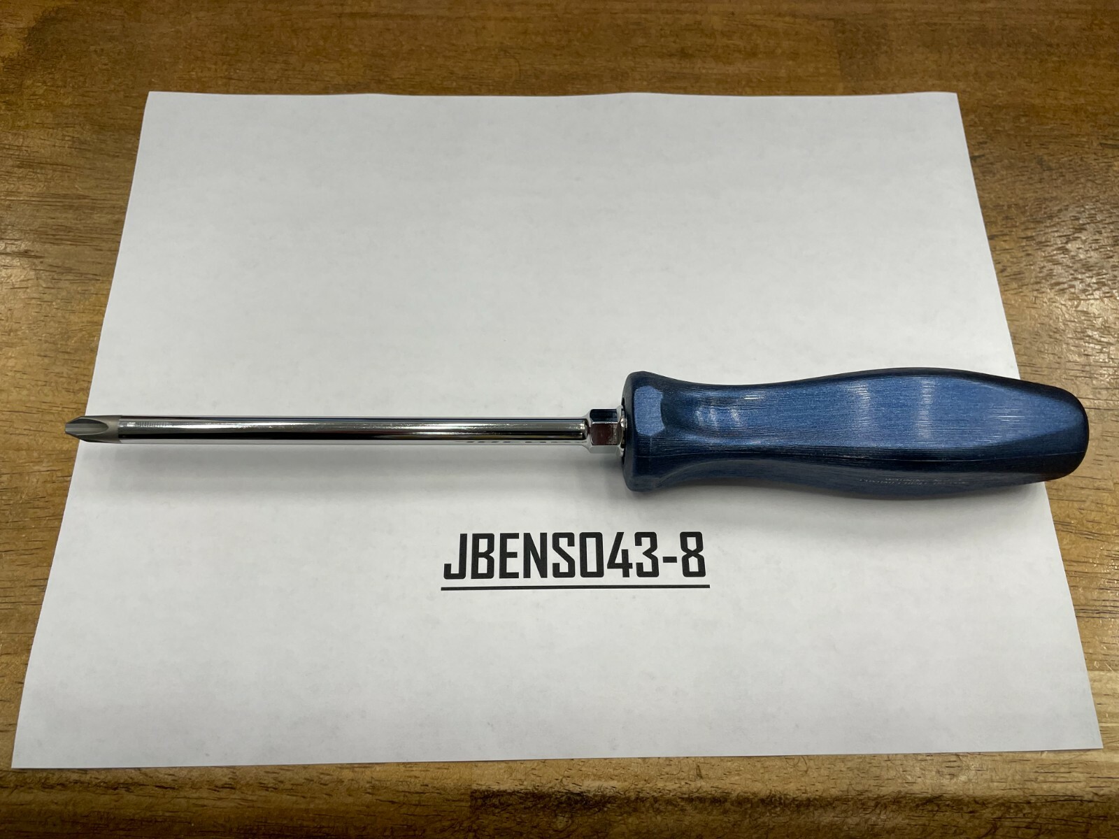 Snap-on Tools USA NEW POWER BLUE #3 Phillips Hard Handle Screwdriver SDDP63IRAMB