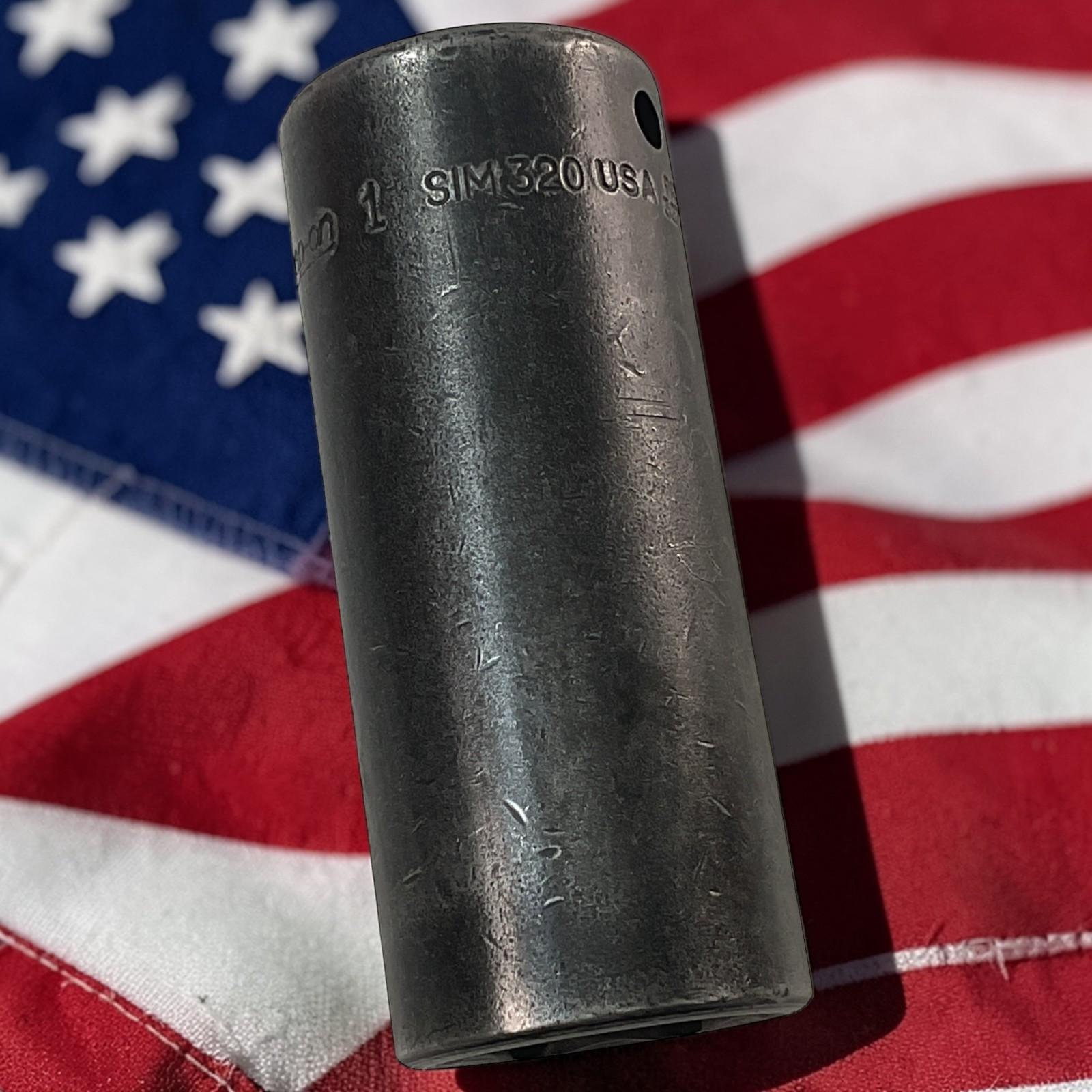 Snap-On Deep Impact Socket 1″ SIM320 1/2″ Drive 6 Pt USA As Pictured Mechanic