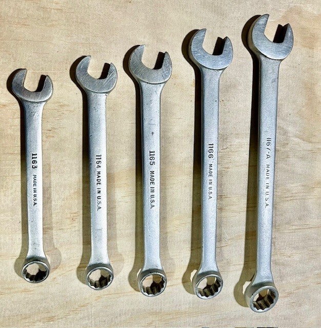 Vintage – BILLINGS VITALLOY – 9/16″ to 13/16″ — 12 Point — 5 pcs. Wrench Set