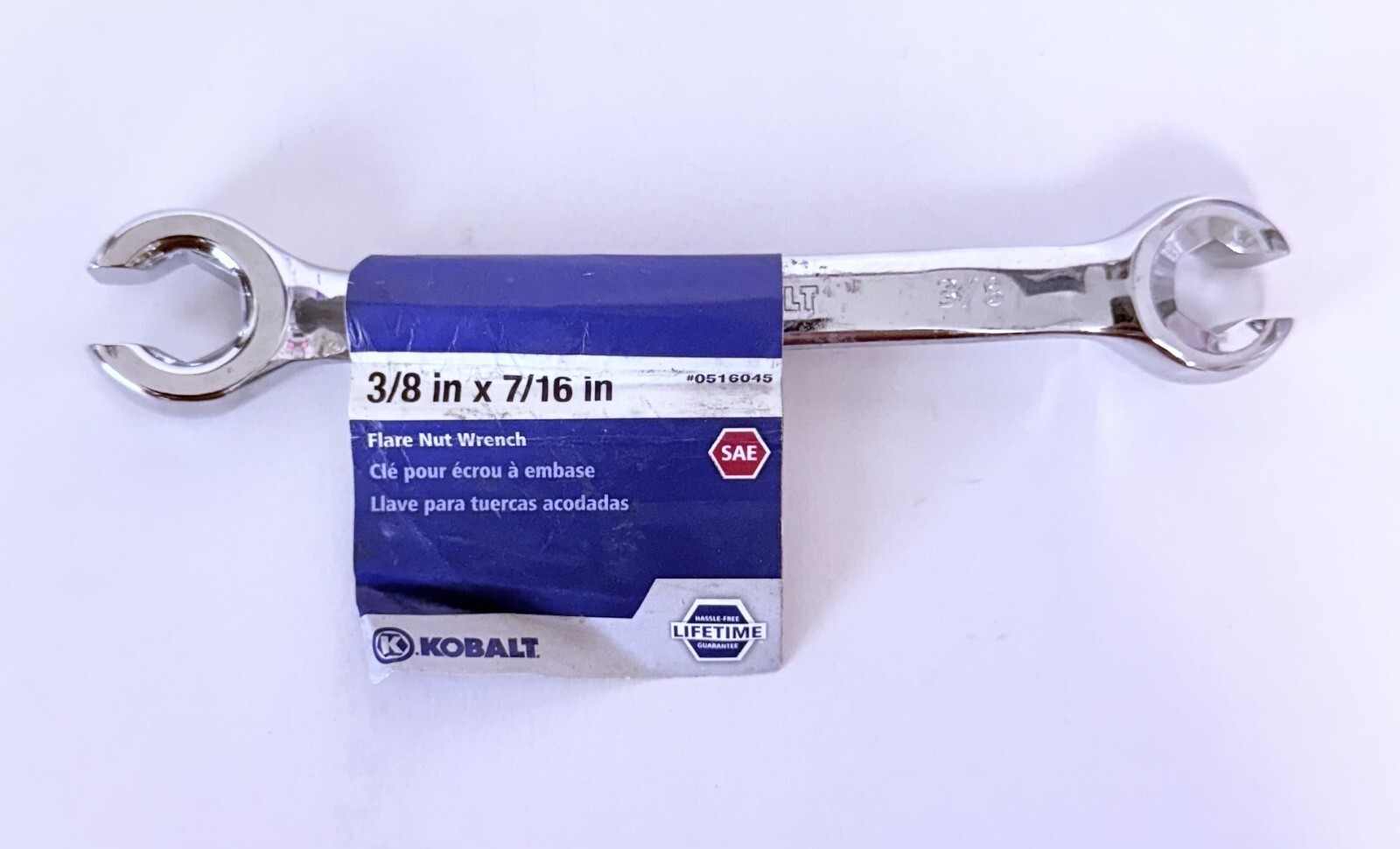 Kobalt Flare Nut Wrench 3/8in x 7/16in #0516045
