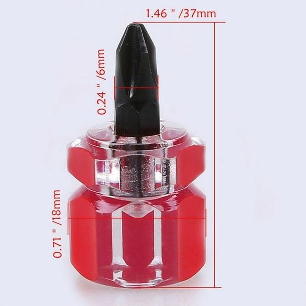 Easy to Carry Short Handle Screwdriver for Small Screws Practical Design