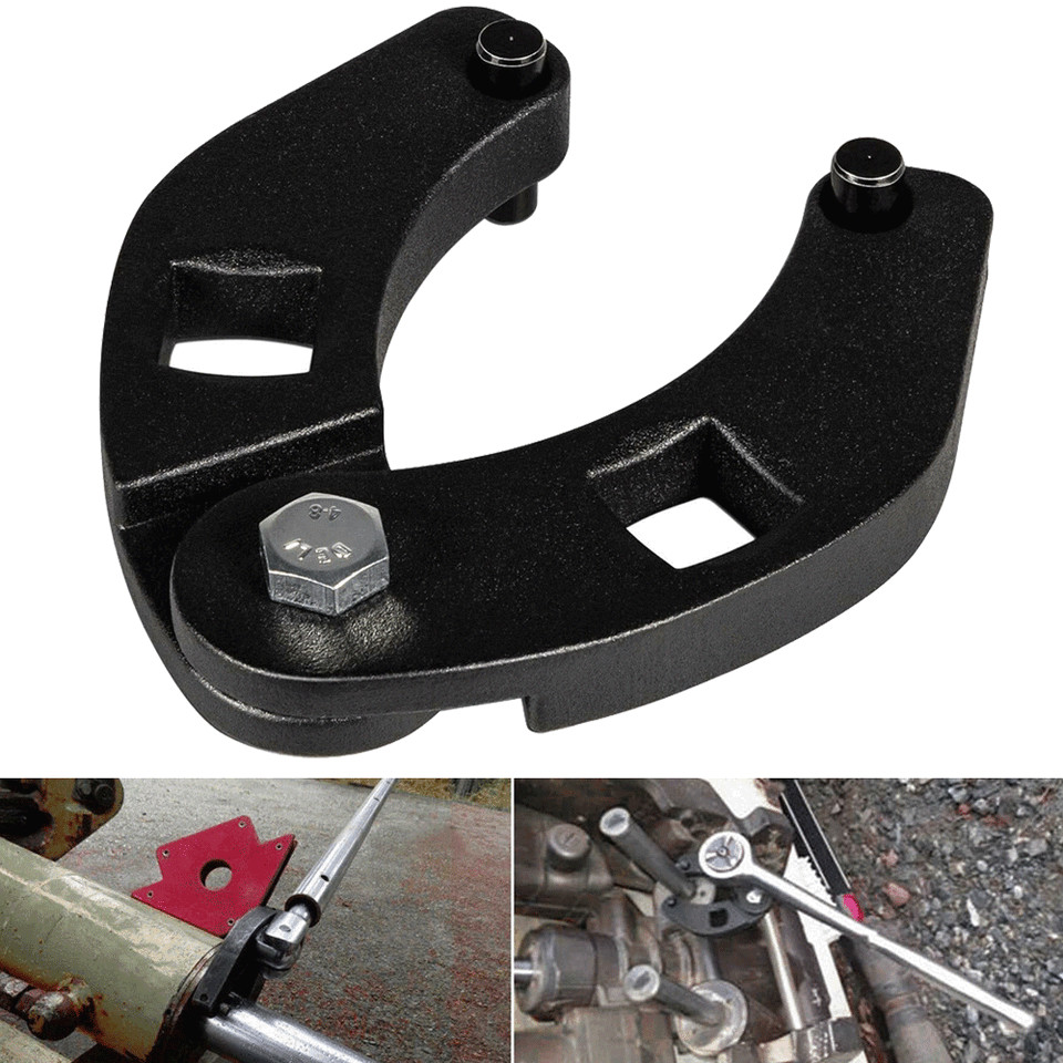Steel 7463 Small Adjustable Gland Nut Wrench Repair Tool for Hydraulic Cylinders