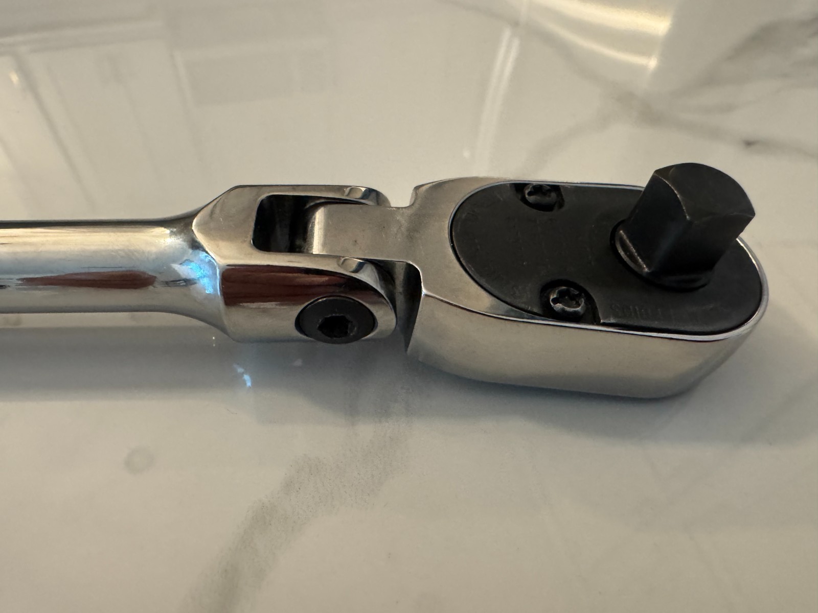 Snap On FHLFD80A 3/8 dual 80 pearl white long flex head ratchet