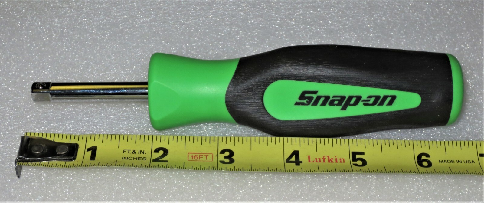 NEW Snap-on 1/4″ DRIVER – SGT4BG *SOFT GREEN HANDLE* 1/4″ SHANK DRIVER *NEW*