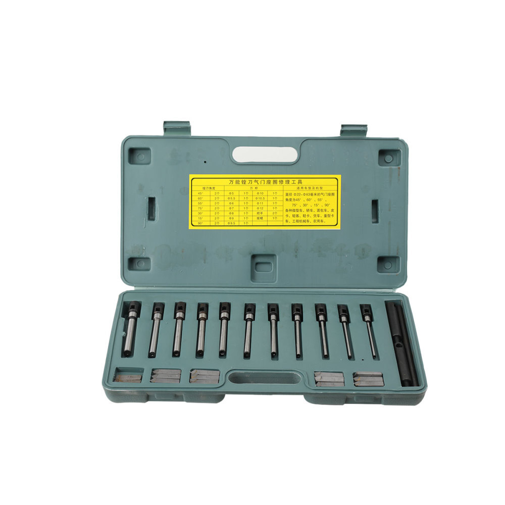 Dia.22-63mm Valve Seat Single Plane Cutting Tool Kit Universal Boring Cutter Set