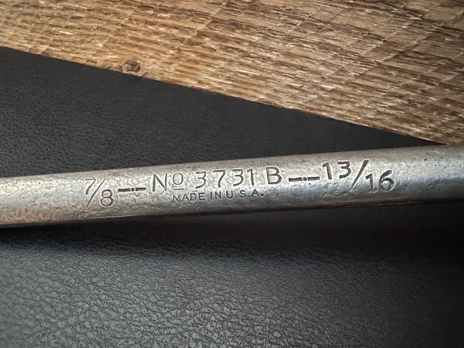 Herbrand 3731B Multihex Offset Box Wrench 13/16″ X 7/8″ 12 Point Vintage USA