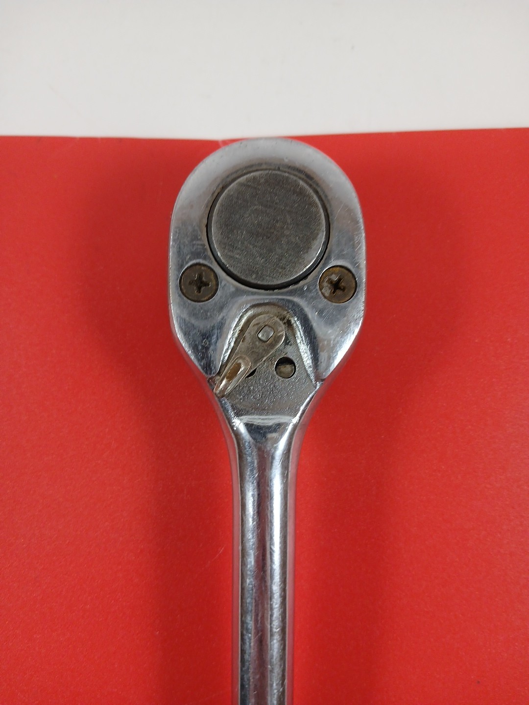 Vtg Proto 5449 1/2″ Drive Pear Head Ratchet 10″ Knurled Handle USA