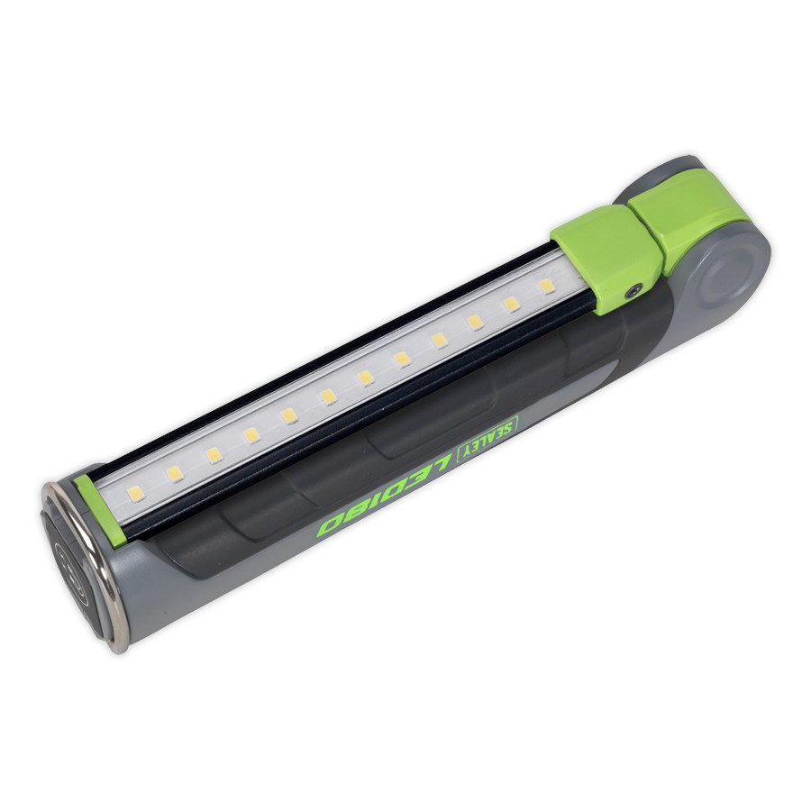 Sealey LED180 Rechargeable Slim Folding Inspection Lamp 12+1 SMD Lithium-ion