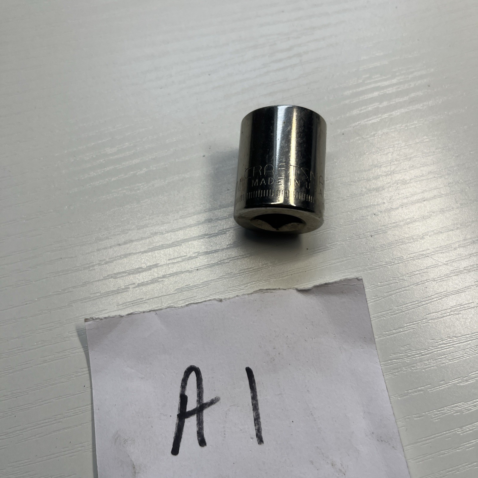Craftsman 18mm Shallow Socket 3/8″ Drive 6 Point G Series 43579 USA