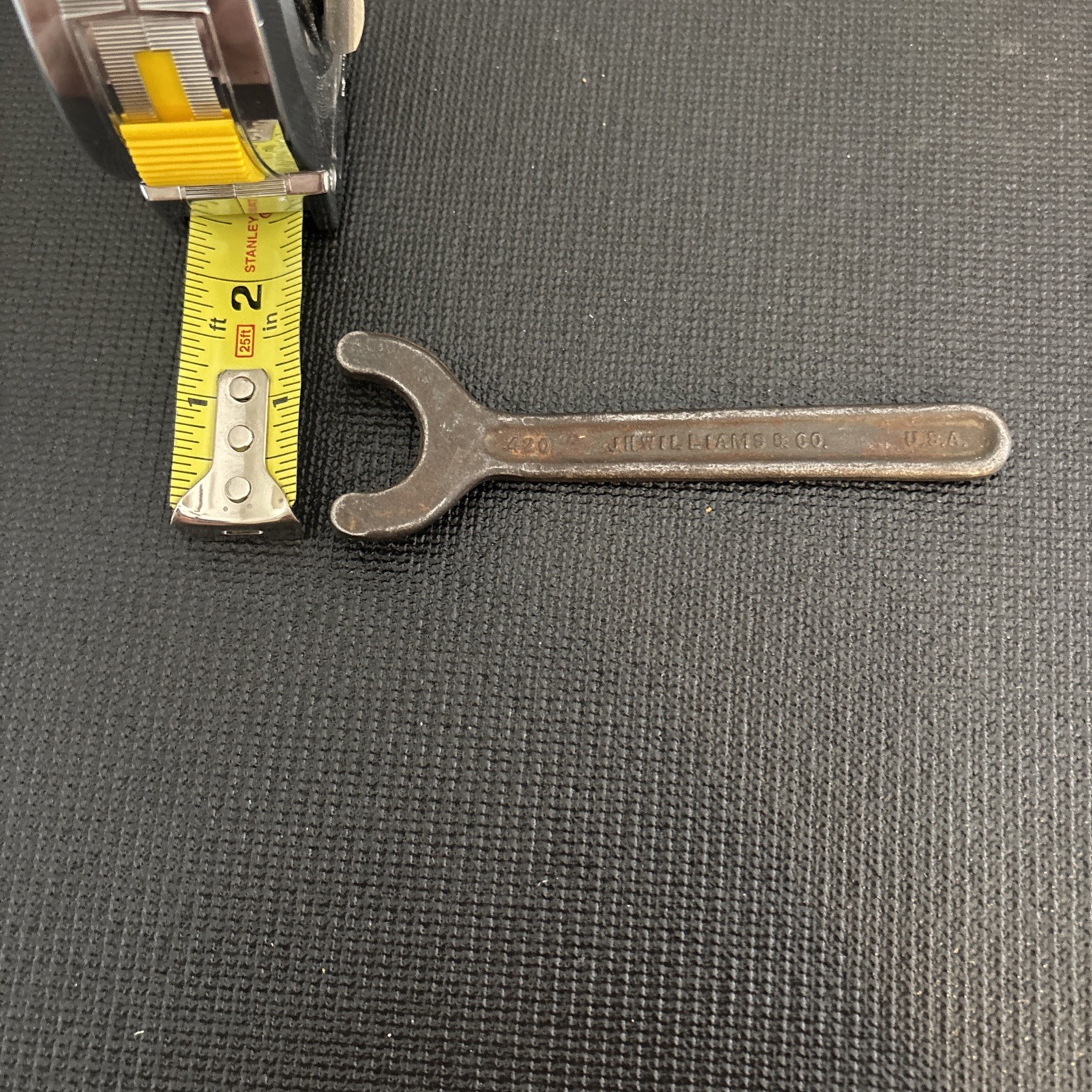 Vintage J.H. WILLIAMS #420, Double Pin Spanner Wrench 1-1/4″