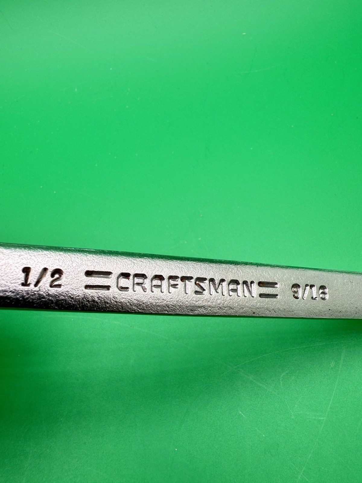 NOS Craftsman 44322 1/2” x 9/16” Offset Box End Wrench 44322 VA Series Made USA