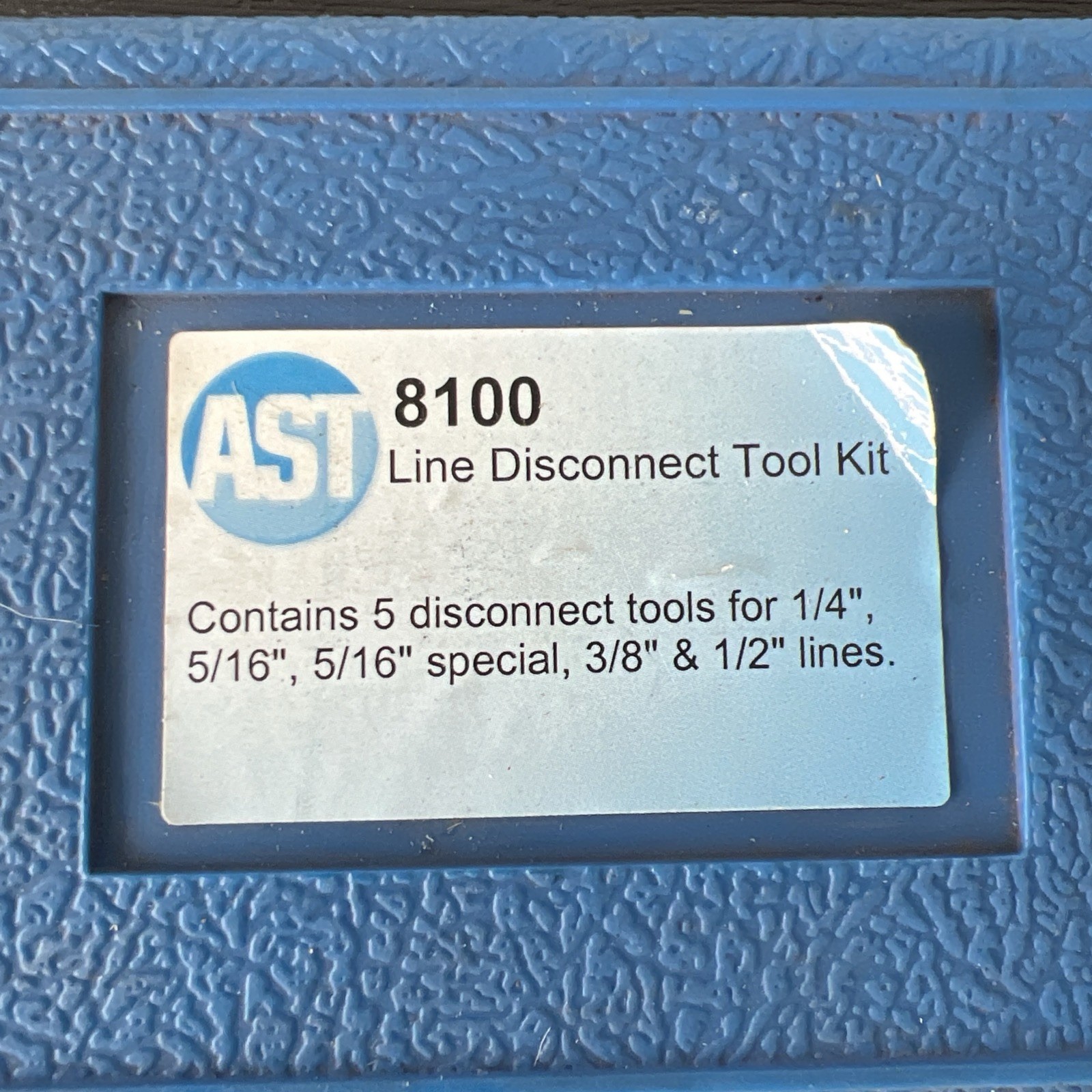 AST 5 Piece Line Disconnect Set # 8100
