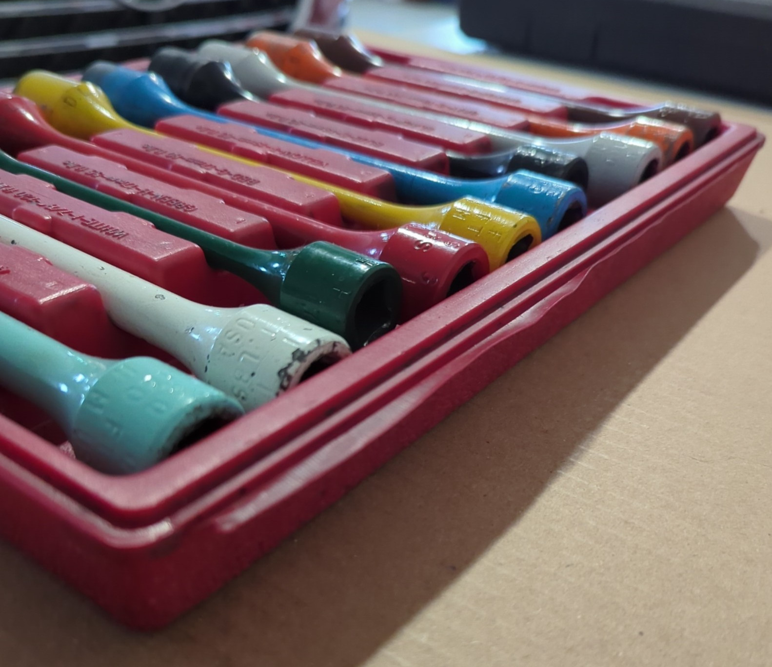 AJ Manufacturing AJ1510 10pc Torque Stick Set 1/2″ Drive Color Coded-Missing Lid