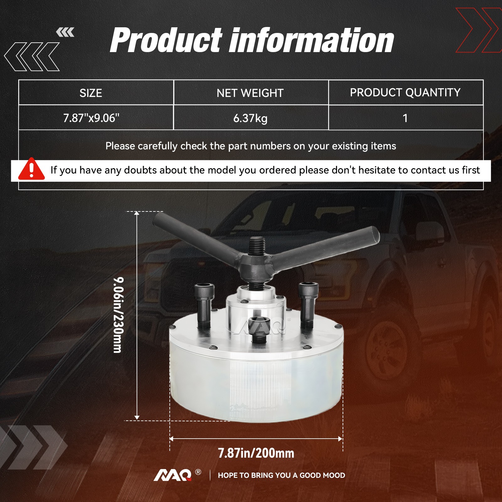 For Volvo Mack MP8 FM12 Rear Crankshaft Oil Seal Installer Tool 9990166 88880013