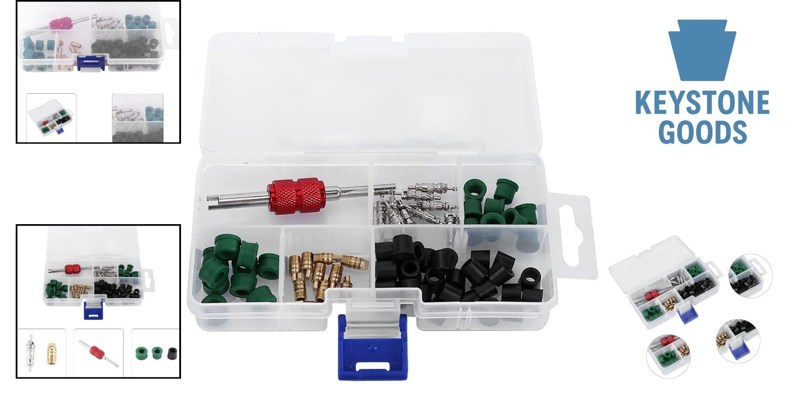 Auto A/C Valve Core Remover & Repair Kit – 71 Pcs for Car Air Conditioning Ma…