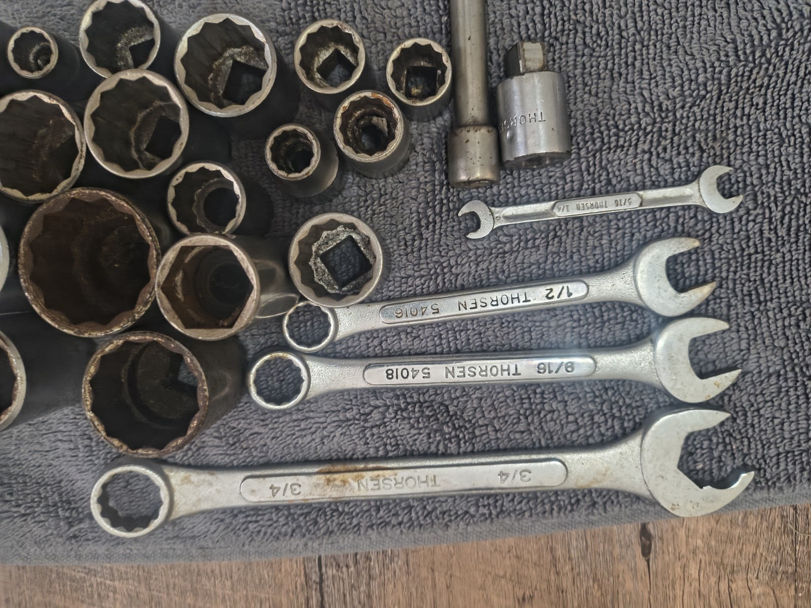 Lot Of 132 PROTO, SNAP ON, BLUE POINT, THORSEN, EASCO, CHALLENGER, CRAFTSMAN,