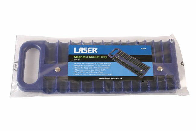 Laser 6209 Magnetic Socket Tray – 1/4″D