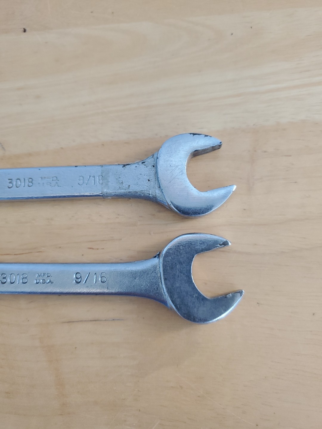 Thorsen Tools (2) 5/8″x 9/16″ Open End Wrench’s #3018 USA Made