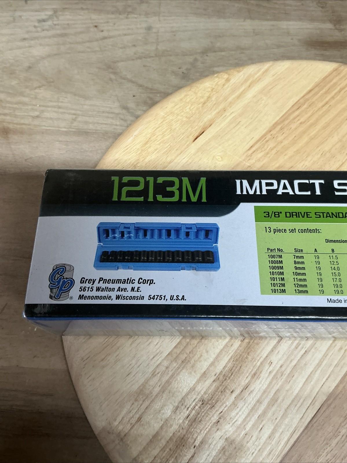 Grey Pneumatic 1213M 3/8″ Drive 13-Piece Standard Metric Set “NEW” (G)
