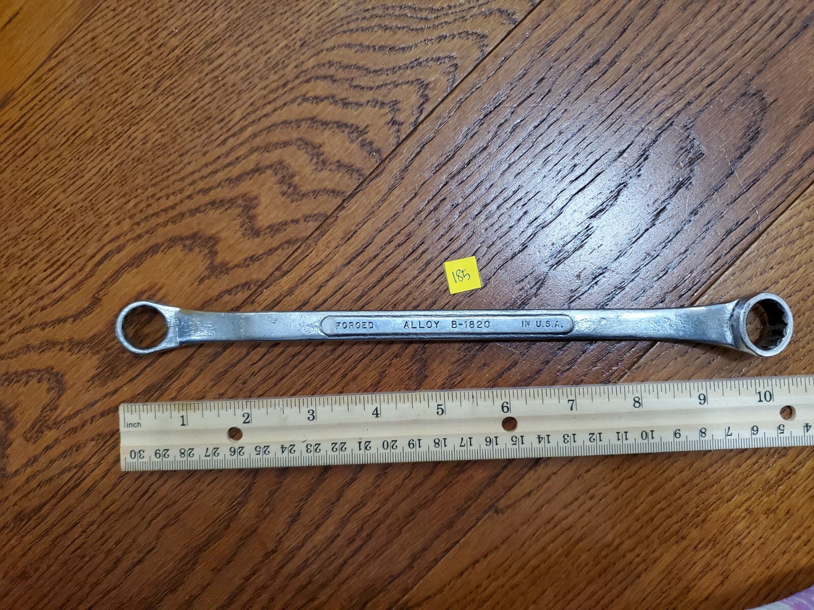 S-K Tools USA B-1820 9/16in X 5/8in Double Offset Box End Wrench Vintage