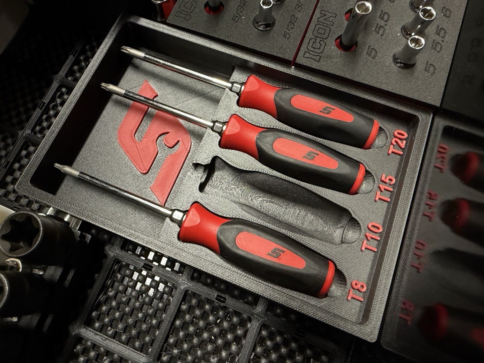 Replacement Snap On Tool Tray For Soft Grip Mini TORX Screwdriver Set SGTX40B