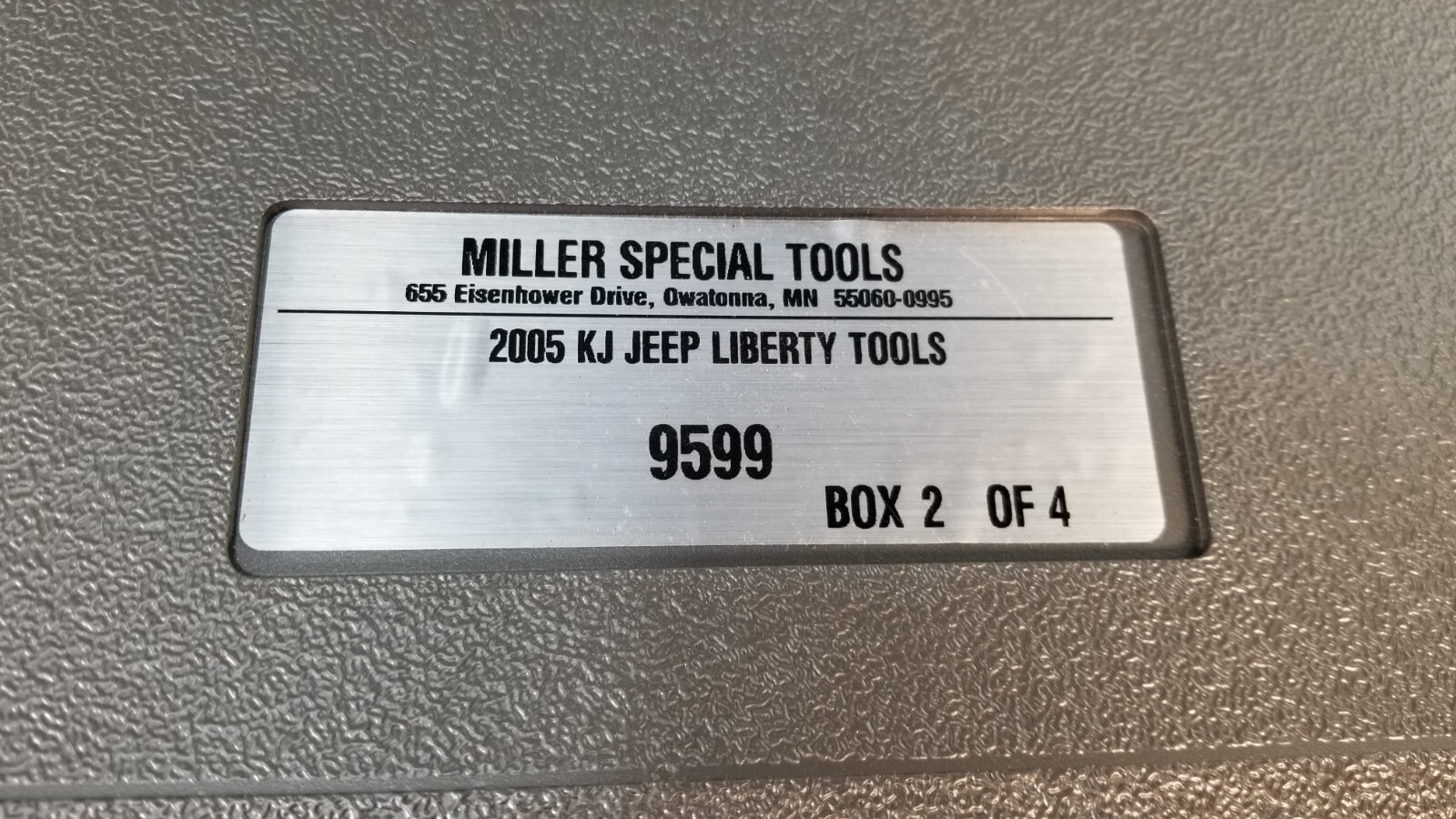 Miller 2005 KJ Jeep Liberty Special Tool Kit Set 2.8 CRD Diesel Engine 9599 9545