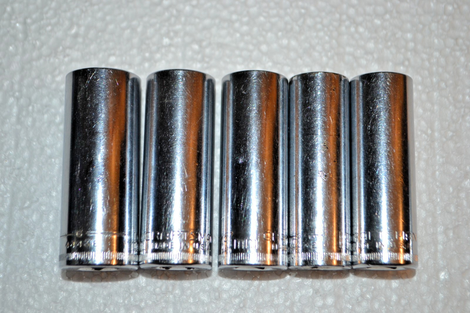 Craftsman Metric 3/8 Drive Deep Well 6 Point 9-19MM Sockets Made in USA 11 Pcs